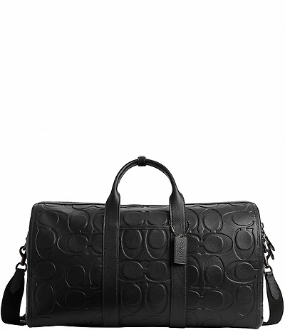 COACH Gotham 45 Maxi Signature Leather Duffle Bag
