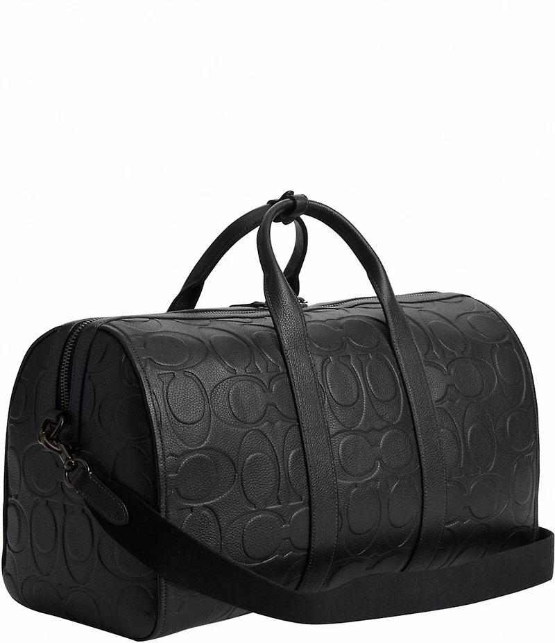 COACH Gotham 45 Maxi Signature Leather Duffle Bag