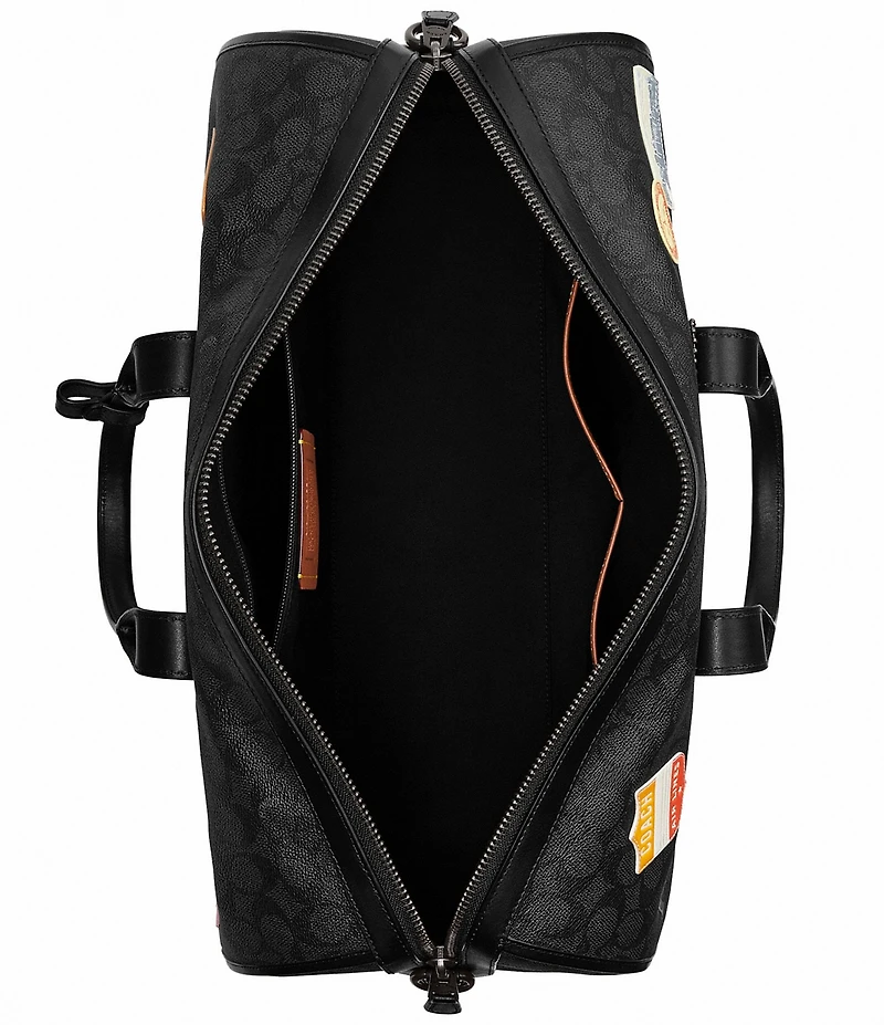 COACH Gotham 45 Signature Canvas Patches Duffle Bag