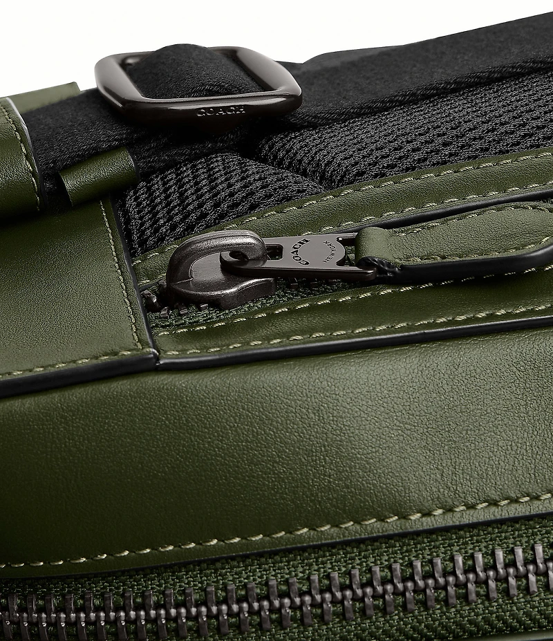 COACH Gotham Pack Signature Camo Print Sling Bag