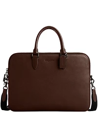 COACH Gotham Pebble Leather Slim Briefcase