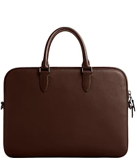 COACH Gotham Pebble Leather Slim Briefcase