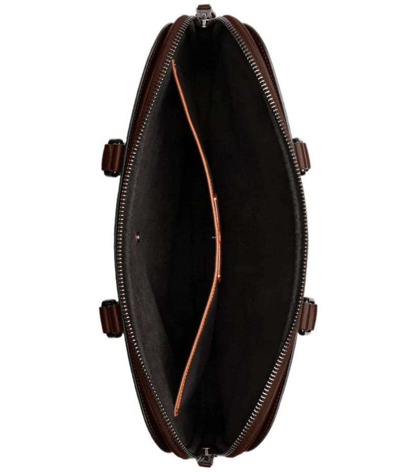 COACH Gotham Pebble Leather Slim Briefcase