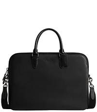 COACH Gotham Pebble Leather Slim Briefcase