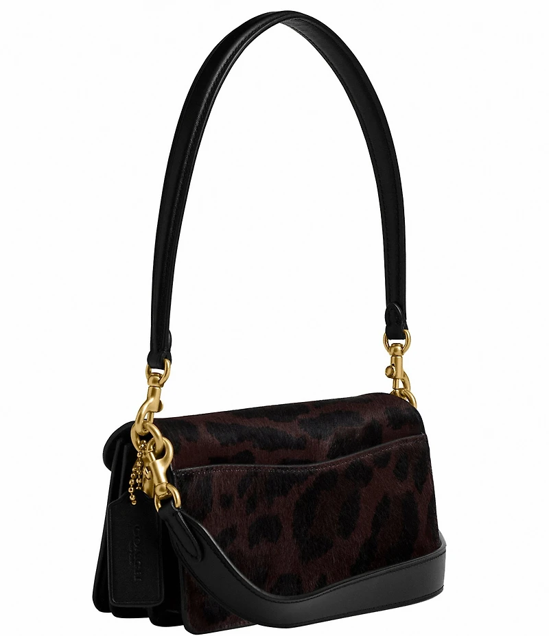 COACH Haircalf Leopard Tabby 20 Shoulder Bag