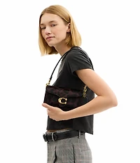 COACH Haircalf Leopard Tabby 20 Shoulder Bag