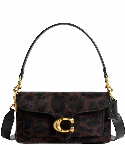 COACH Tabby 26 Haircalf Leopard Shoulder Bag
