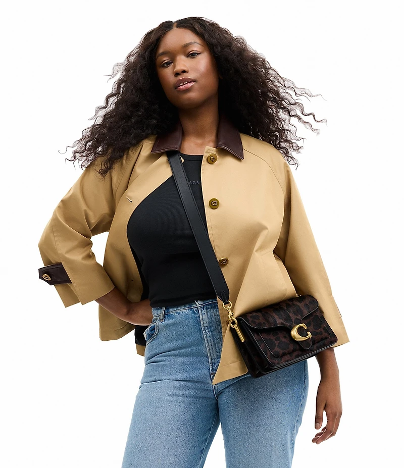 COACH Tabby 26 Haircalf Leopard Shoulder Bag