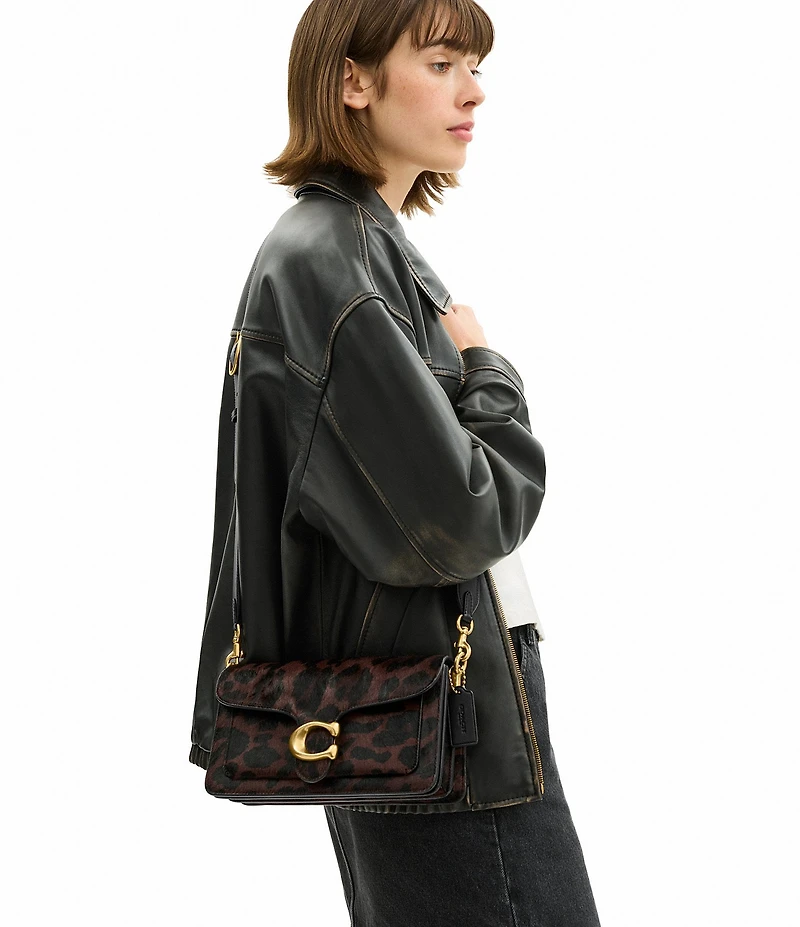 COACH Tabby 26 Haircalf Leopard Shoulder Bag