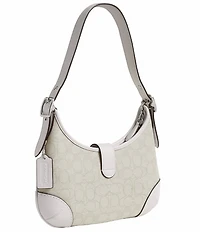 COACH Hampton Hobo Signature Jacquard Shoulder Bag