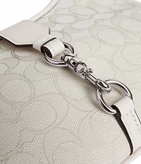 COACH Hampton Hobo Signature Jacquard Shoulder Bag
