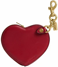 COACH Heart Coin Purse Bag Charm