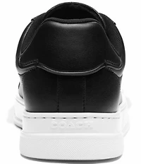 COACH Women's High Line Leather Lace Up Sneakers