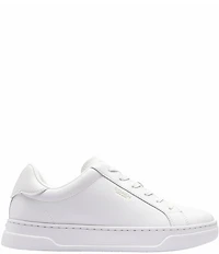 COACH Women's High Line Leather Lace Up Sneakers