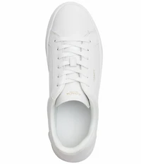 COACH Women's High Line Leather Lace Up Sneakers