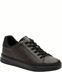 COACH Women's High Line Signature Logo Coated Canvas Sneakers