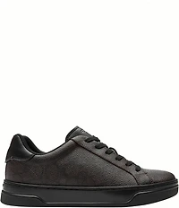 COACH Women's High Line Signature Logo Coated Canvas Sneakers