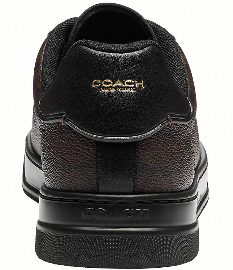 COACH Women's High Line Signature Logo Coated Canvas Sneakers