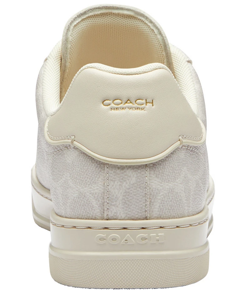 COACH Women's High Line Signature Logo Coated Canvas Sneakers