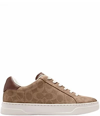 COACH Women's High Line Signature Logo Coated Canvas Sneakers