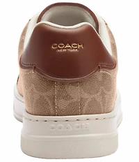 COACH Women's High Line Signature Logo Coated Canvas Sneakers