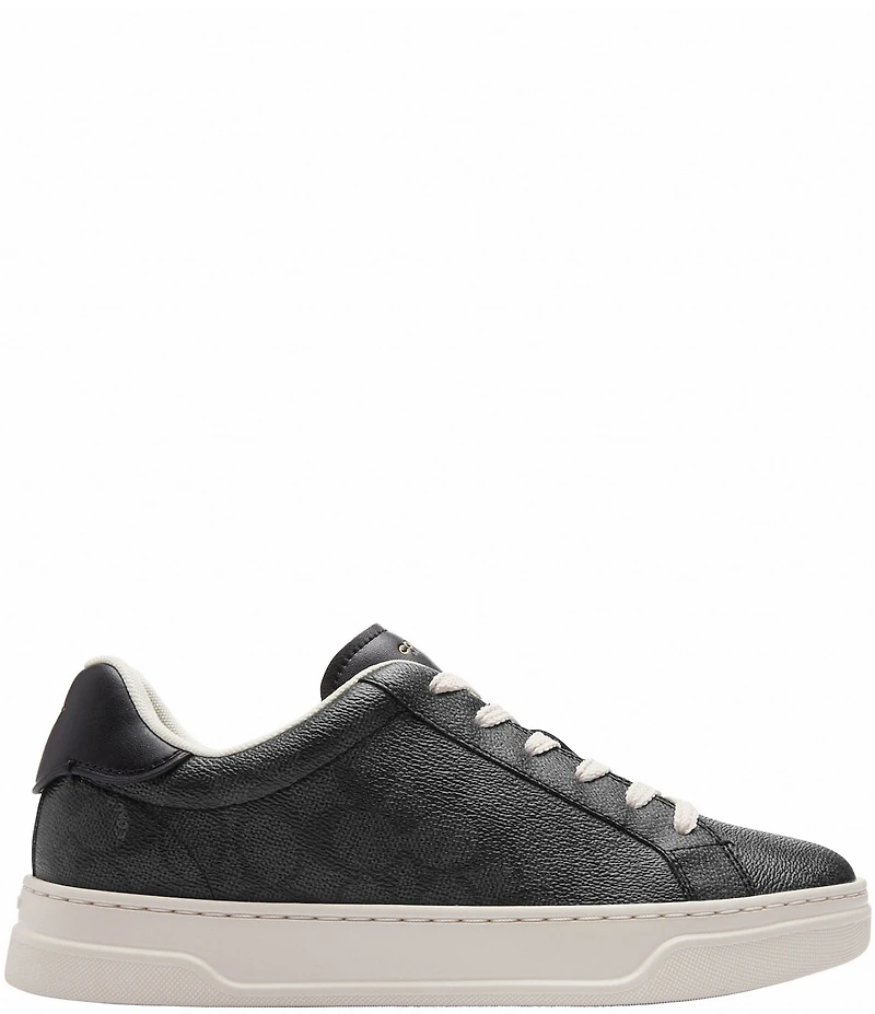 COACH Women's High Line Signature Logo Coated Canvas Sneakers