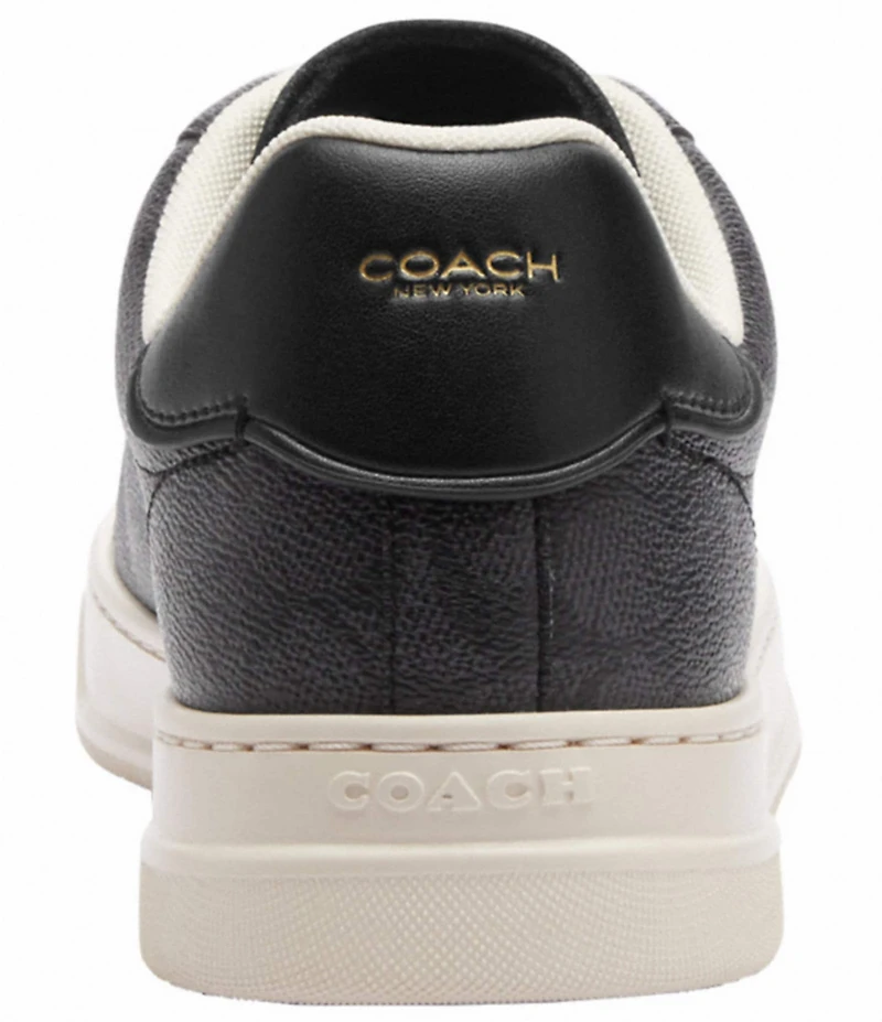 COACH Women's High Line Signature Logo Coated Canvas Sneakers
