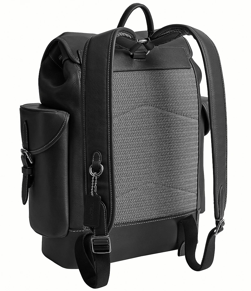 COACH Hitch Leather Backpack