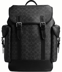 COACH Hitch Signature Leather Backpack
