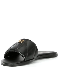 COACH Holly Quilted Leather Slide Sandals