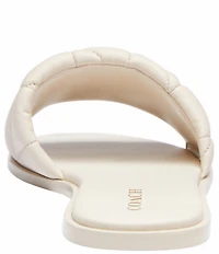 COACH Holly Quilted Leather Slide Sandals