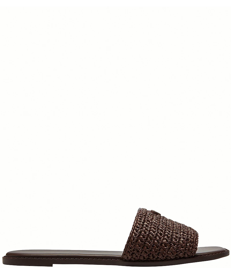 COACH Holly Raffia Slide Sandals