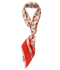 COACH Horse and Carriage Straps Print Silk Square Scarf