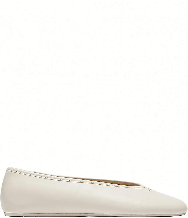 COACH Houston Leather Ballet Flats