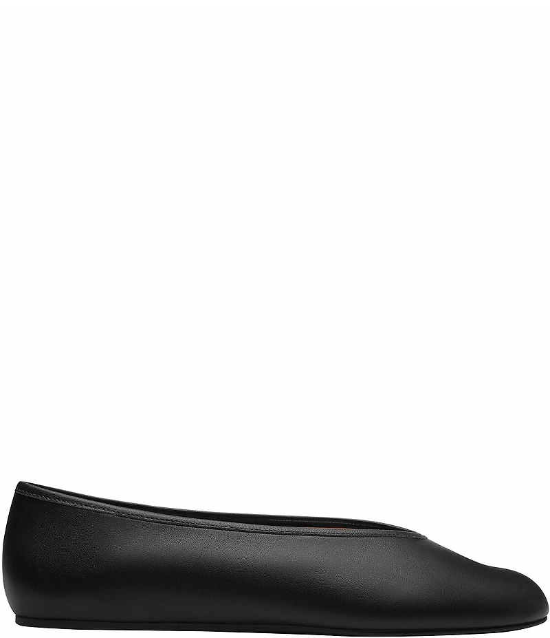 COACH Houston Leather Ballet Flats