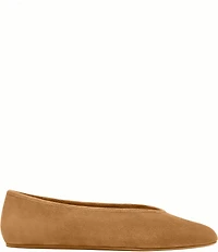 COACH Houston Suede Ballet Flats