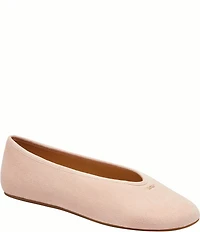 COACH Houston Suede Ballet Flats