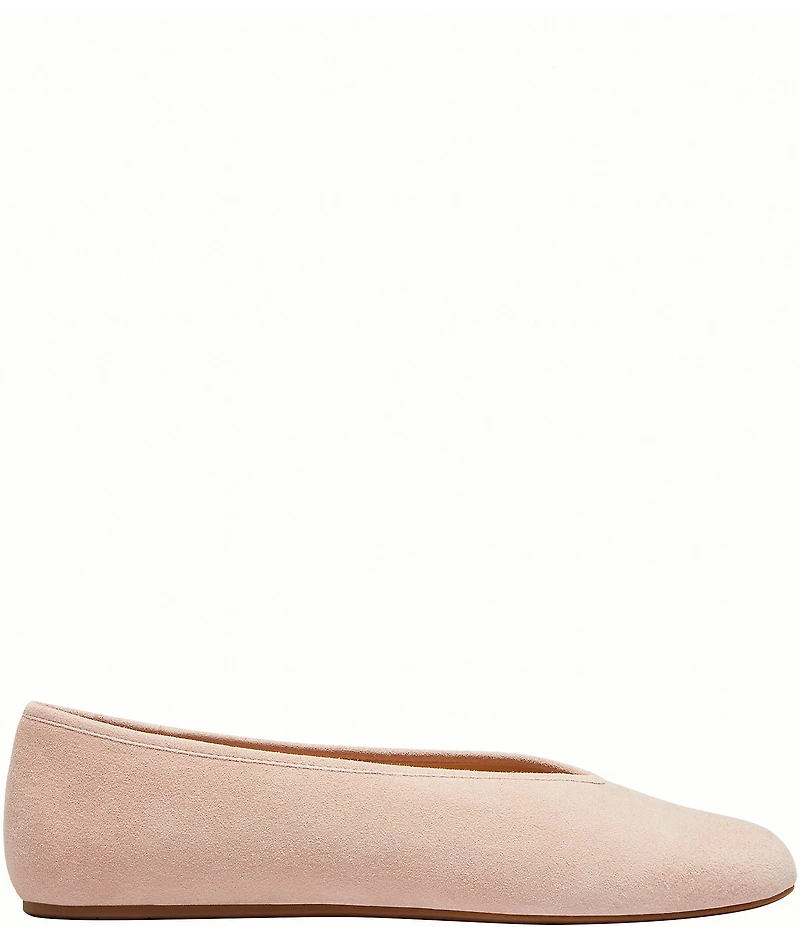 COACH Houston Suede Ballet Flats