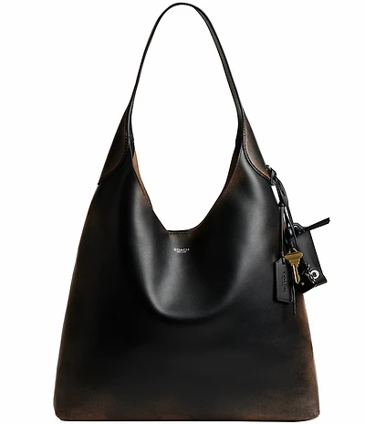COACH Loved Leather Brooklyn 39 Hobo Tote Bag