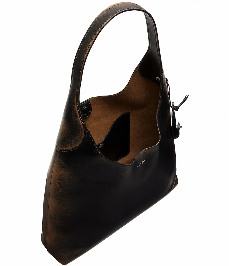COACH Loved Leather Brooklyn 39 Hobo Tote Bag