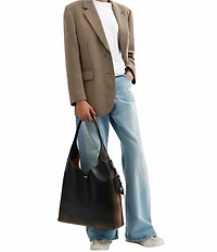 COACH Loved Leather Brooklyn 39 Hobo Tote Bag