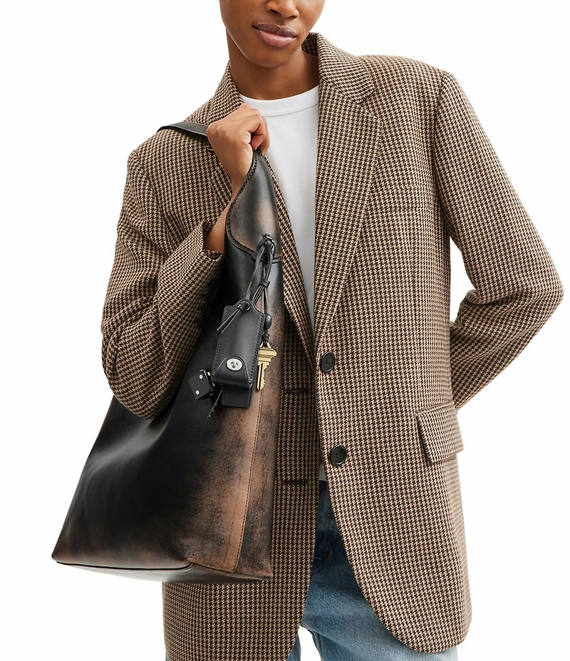 COACH Loved Leather Brooklyn 39 Hobo Tote Bag