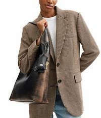 COACH Loved Leather Brooklyn 39 Hobo Tote Bag