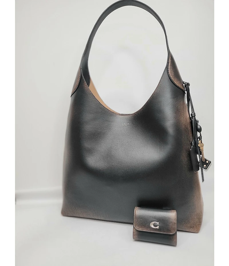 COACH Loved Leather Brooklyn 39 Hobo Tote Bag