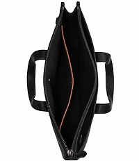 COACH Isaac Signature Leather Maxi Tote Bag