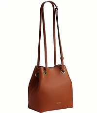 COACH Jade Leather Drawstring Bucket Bag
