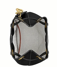 COACH Jade Leather Drawstring Bucket Bag