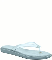 COACH Jelly Rubber Flip Flop Sandals