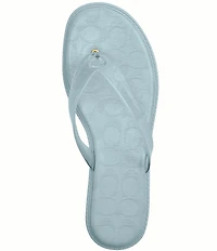 COACH Jelly Rubber Flip Flop Sandals
