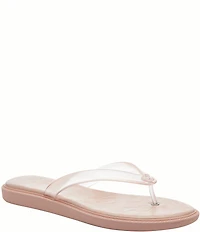 COACH Jelly Rubber Flip Flop Sandals